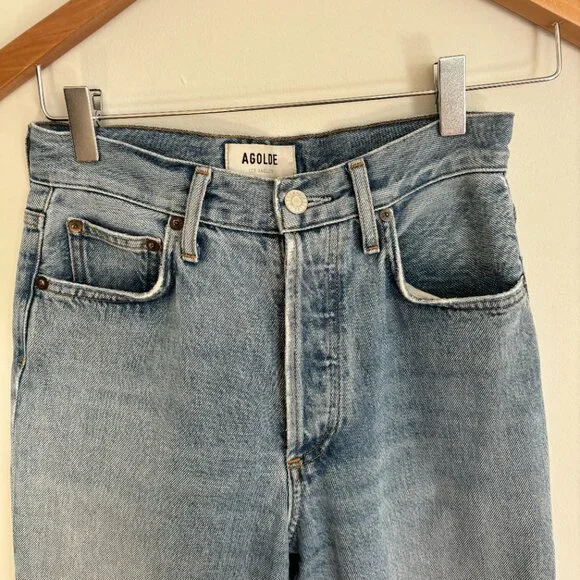 Agolde Fen Straight Leg Jeans - Size 23 - Picture 5 of 14